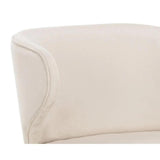 Simone Fabric Upholstered Swivel Dining Chair