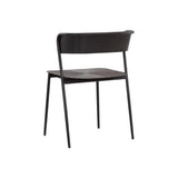 Keanu Powder Coated Iron Armless Dining Chair