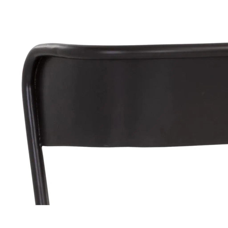 Keanu Powder Coated Iron Armless Dining Chair