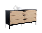 Rosso Dresser Modern Oak Wood With Soft Closing Drawers