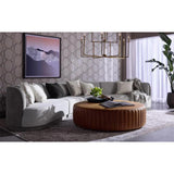 Jaclyn Fabric Upholstered Modular Left Armchair