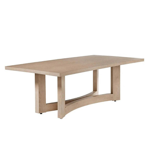 Arezza Dining Table 90.5" Solid Oak Mid-Century Design