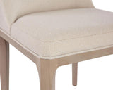 Elisa Fabric Upholstered Armless Dining Chair