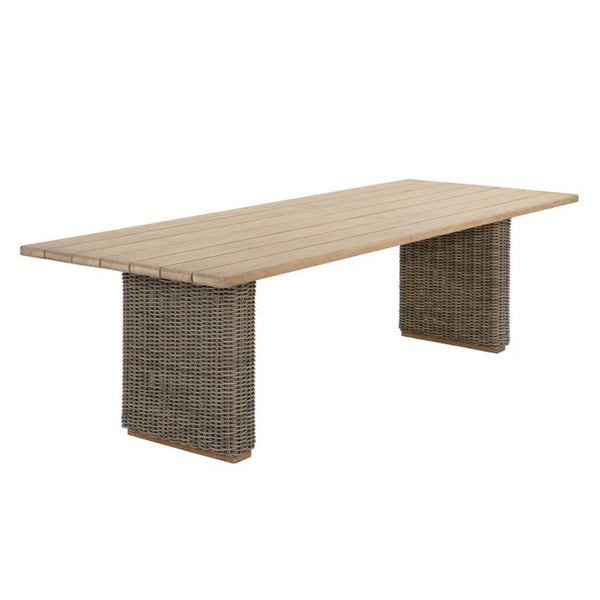 Riviera Natural Wood Outdoor Dining Table