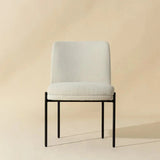 Richie Polyester Upholstered Armless Dining Chair