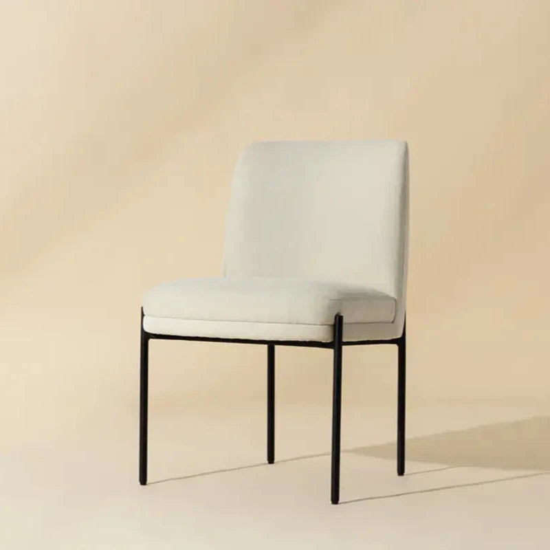 Richie Polyester Upholstered Armless Dining Chair