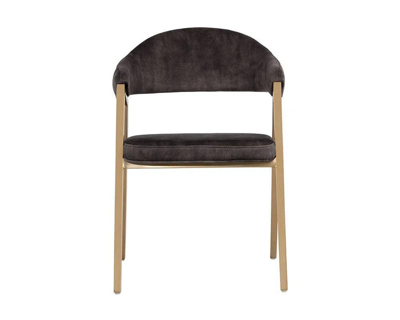 Burgos Fabric Upholstered Dining Armchair