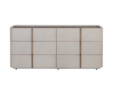 Jamille Dresser Cream Finish With Soft Closing Drawers