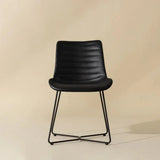 Gracen Leather Upholstered Armless Dining Chair