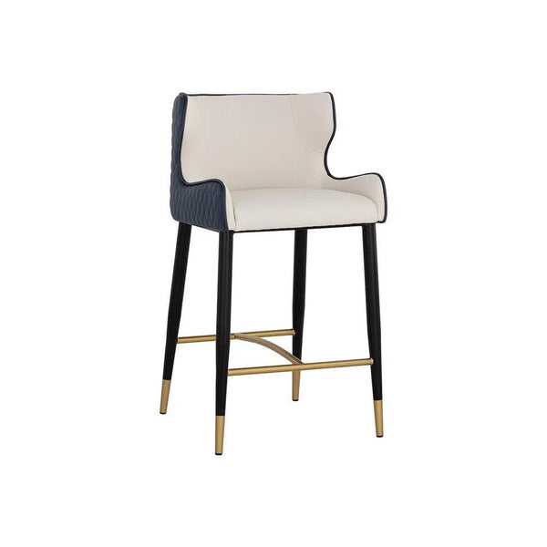 Gianni Leather Upholstered Counter Stool