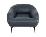 Armani Leather Upholstered Armchair