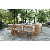 Viga Wooden Outdoor Rectangular Dining Table