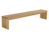 Viga Wooden Outdoor Backless Bench