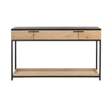 Rosso Console Table Modern Design With Soft Closing Drawers