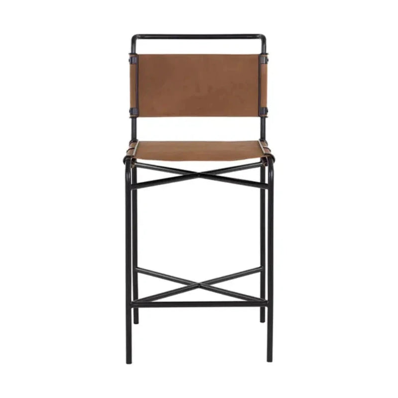 Corrigan Leather Upholstered Counter Stool