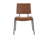 Brinley Leather Upholstered Armless Dining Chair