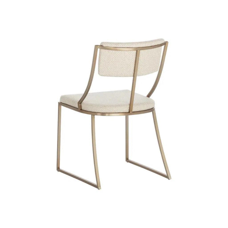 Makena Fabric Upholstered Armless Dining Chair