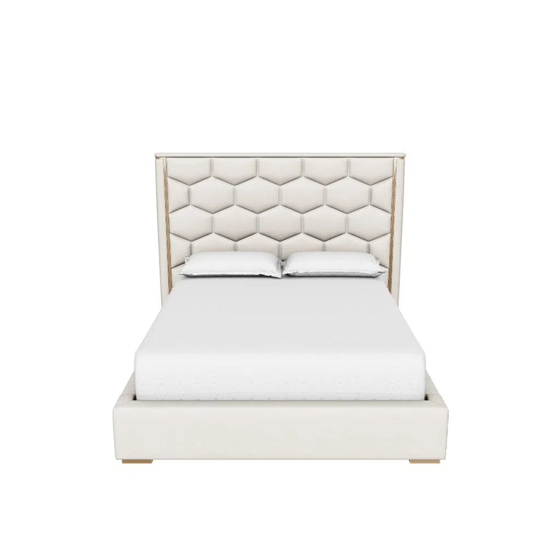 Alisha Fabric Upholstered King Bed