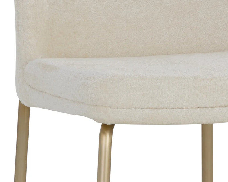 Zeke Fabric Upholstered Counter Stool