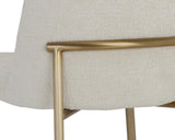 Zeke Fabric Upholstered Counter Stool