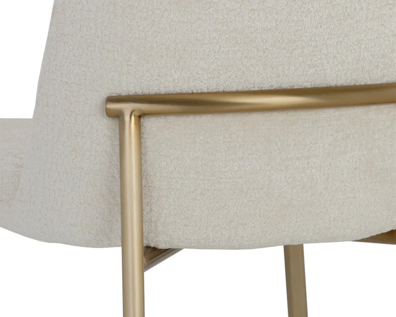 Zeke Fabric Upholstered Counter Stool