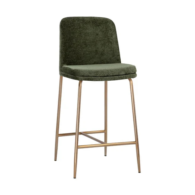 Zeke Fabric Upholstered Counter Stool