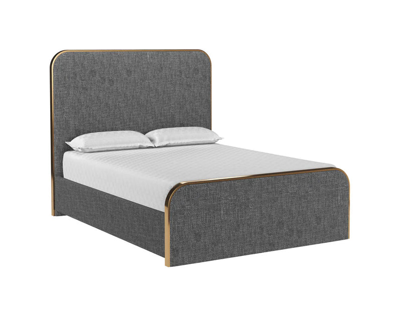 Tometi Fabric Upholstered Modern Bed