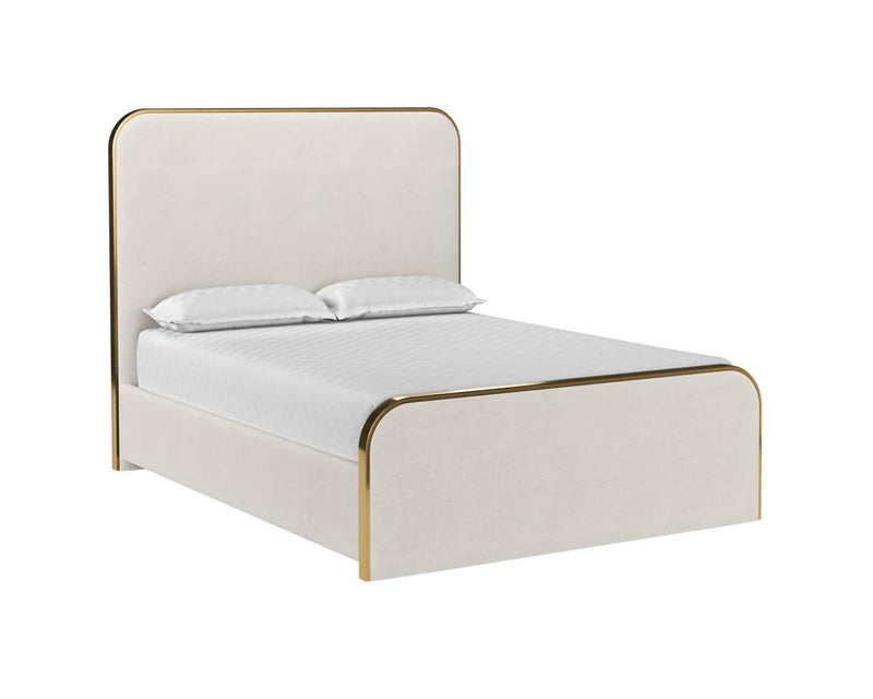 Tometi Fabric Upholstered Modern Bed