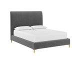 Harris Fabric Upholstered Modern Bed