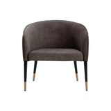 Asher Leather Upholstered Lounge Chair