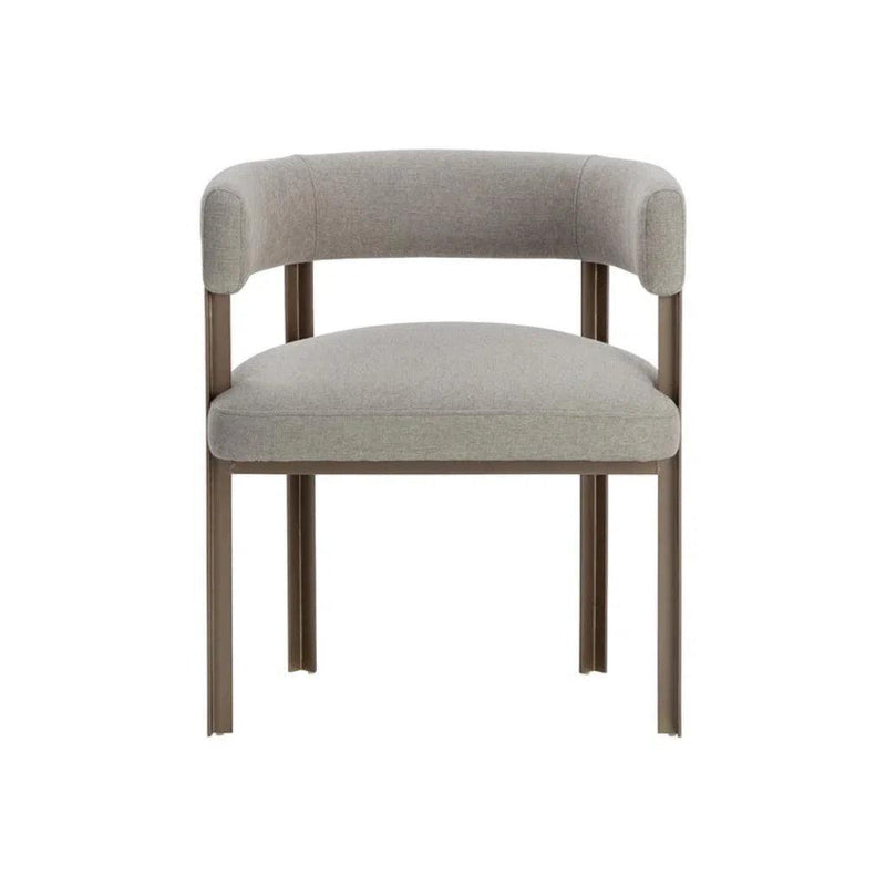 Mae Fabric Upholstered Dining Armchair