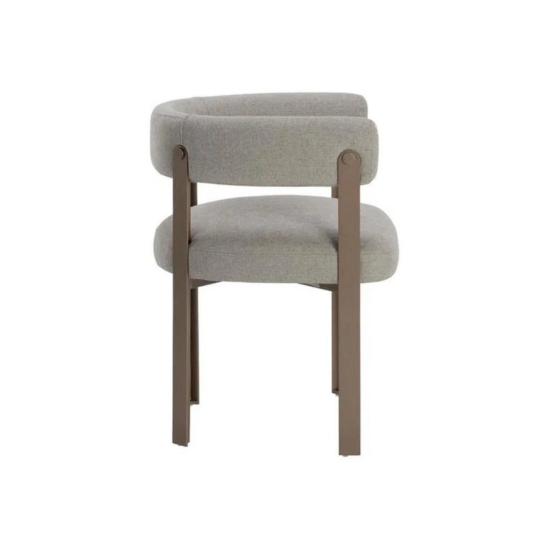 Mae Fabric Upholstered Dining Armchair