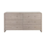 Atherton Dresser Sand Modern Style With Soft Closing Drawers