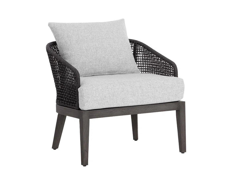 Capri Fabric Outdoor Lounge Chair