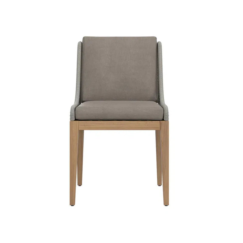 Sorrento Fabric Outdoor Armless Dining Chair