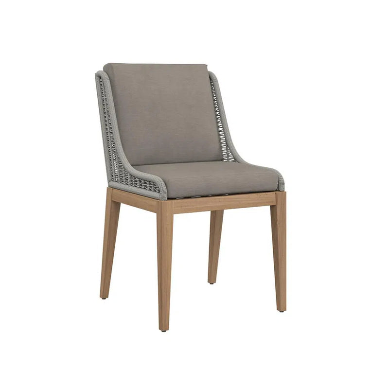 Sorrento Fabric Outdoor Armless Dining Chair