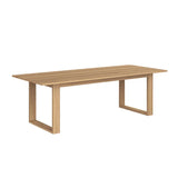 94" Tropea Wooden Outdoor Rectangular Dining Table