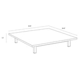 Geneve Aluminum Based Wooden Outdoor Coffee Table