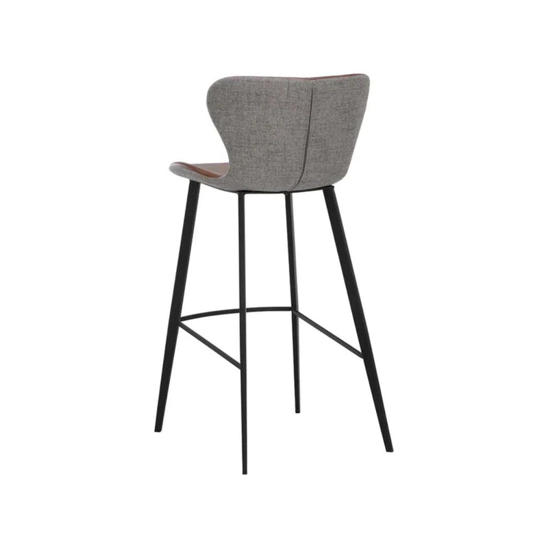 Arabella Leather Upholstered Barstool