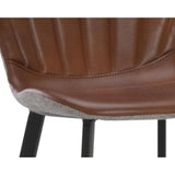 Arabella Leather Upholstered Barstool