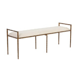 Esai Fabric Upholstered Backless Bench