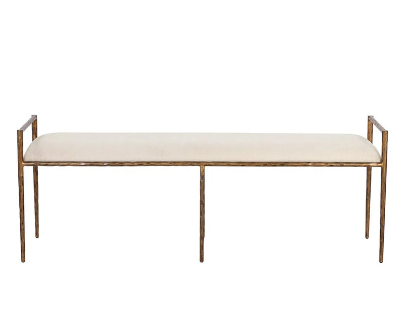 Esai Fabric Upholstered Backless Bench