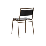 Euroa Steel Stackable Outdoor Armless Dining Chair