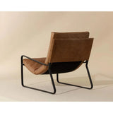 Zancor Leather Upholstered Lounge Chair