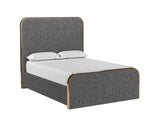 Tometi Fabric Upholstered Modern Bed