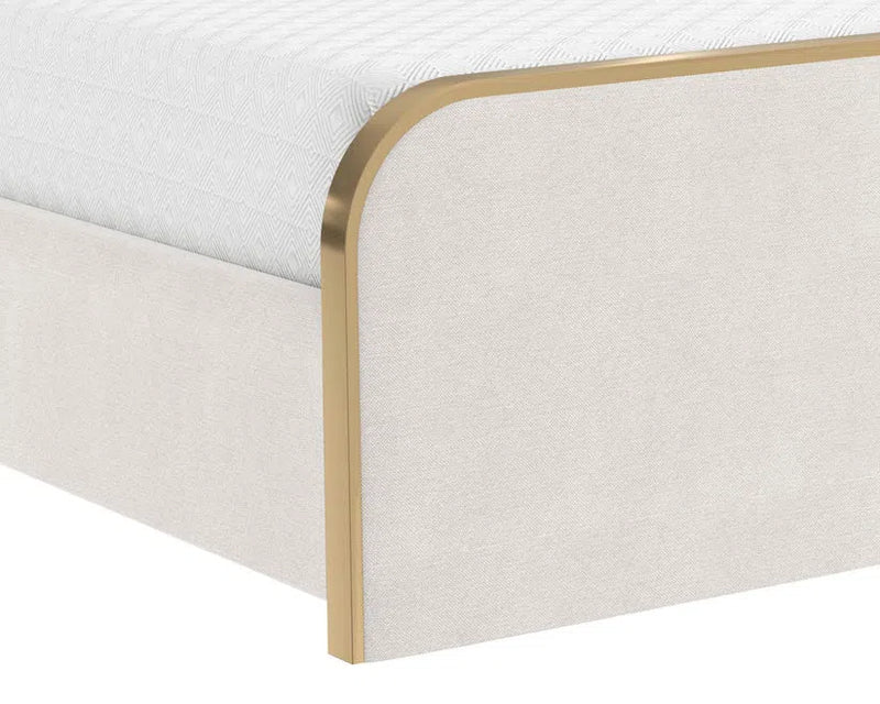 Tometi Fabric Upholstered Modern Bed