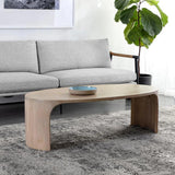 Tomas Coffee Table Mid-Century Solid Acacia Wood