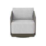 Allariz Fabric Outdoor Swivel Armchair