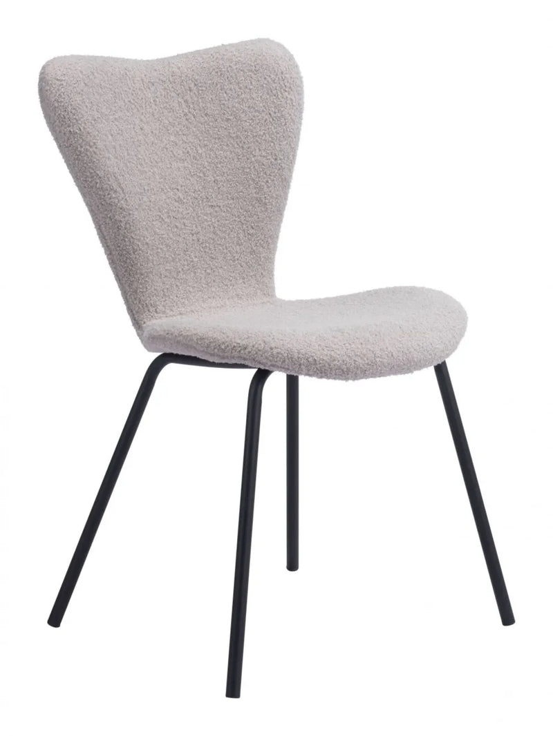 Thibideaux Polyester Upholstered Armless Dining Chair (Set Of 2)