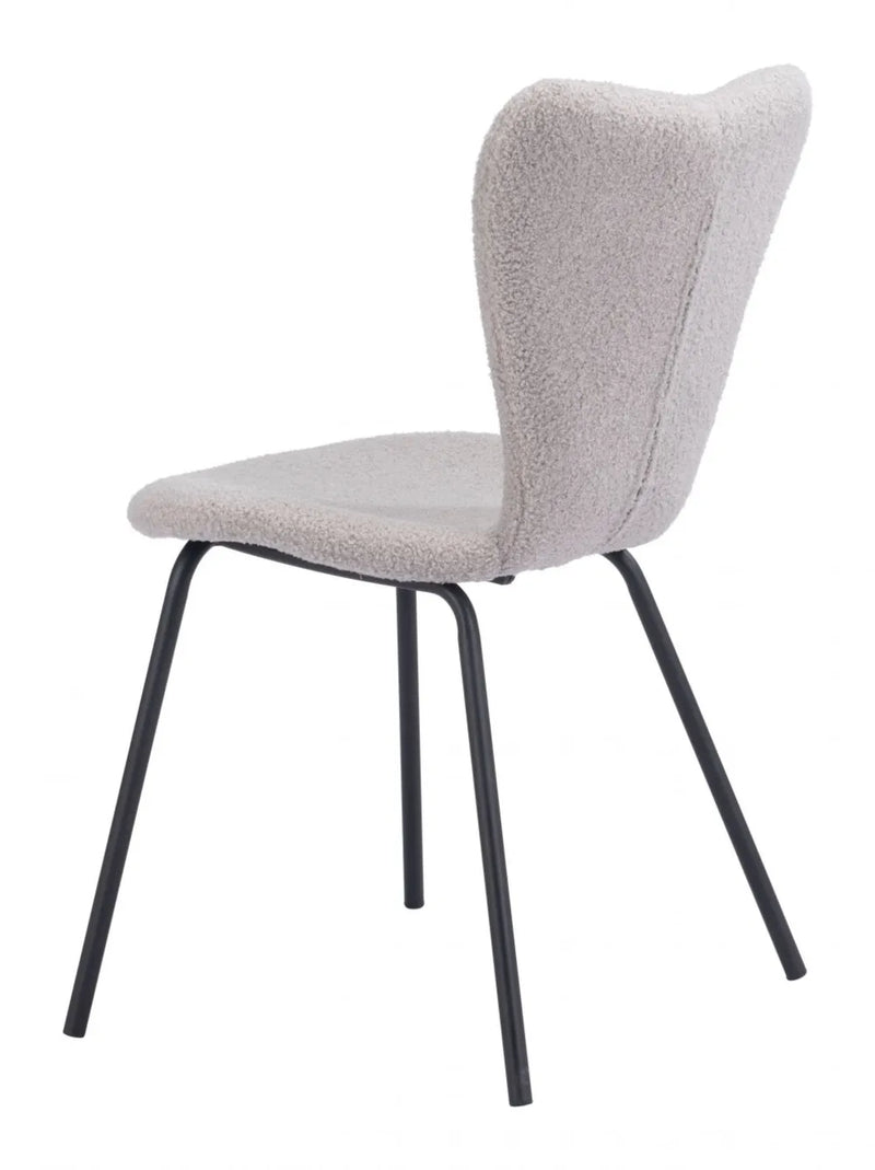 Thibideaux Polyester Upholstered Armless Dining Chair (Set Of 2)